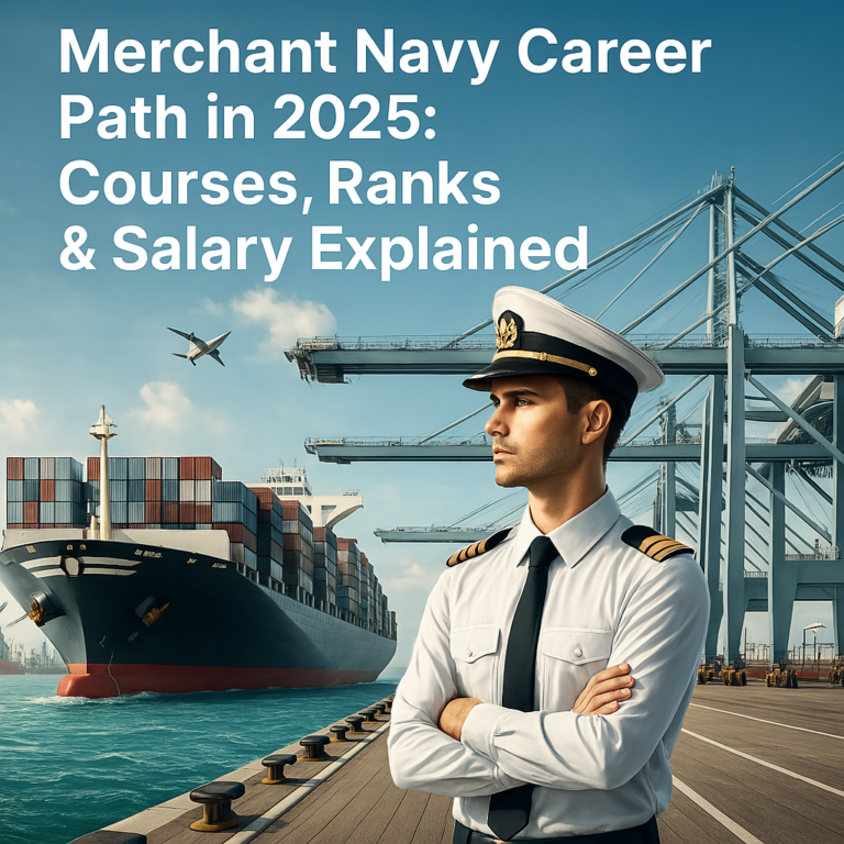 Merchant Navy Career Path in 2025: Courses, Ranks & Salary Explained